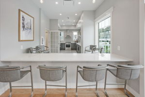 with warming kitchen