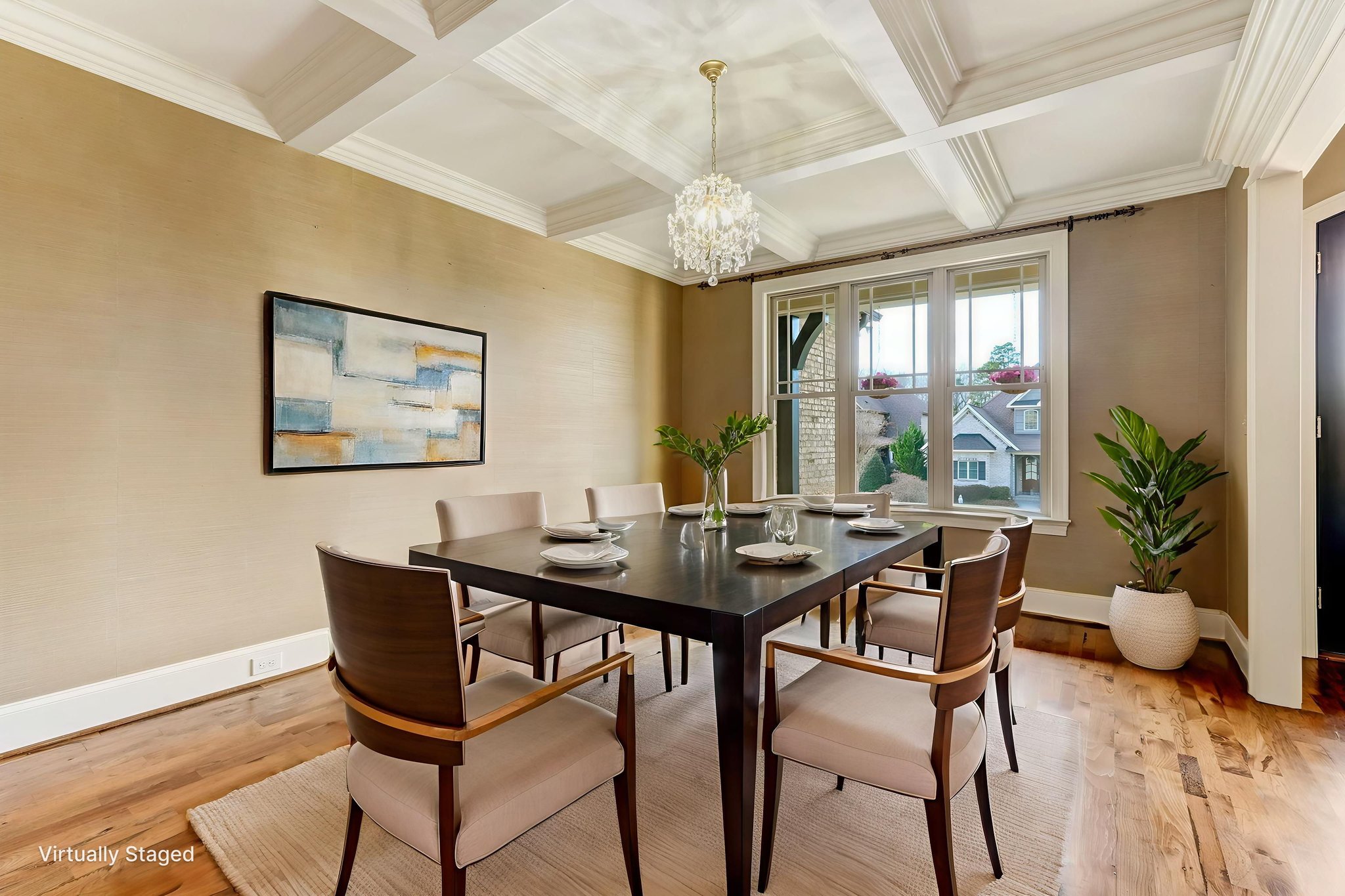 Dining Room virtually staged