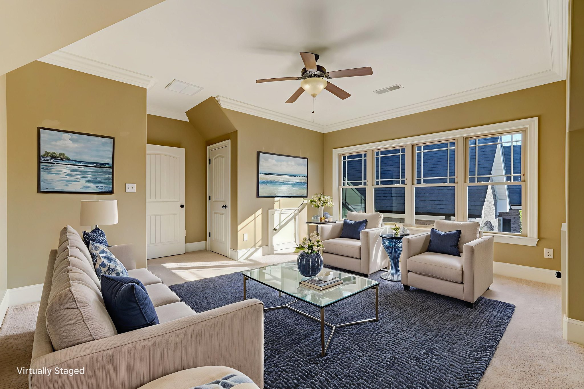 Bonus Room virtually staged