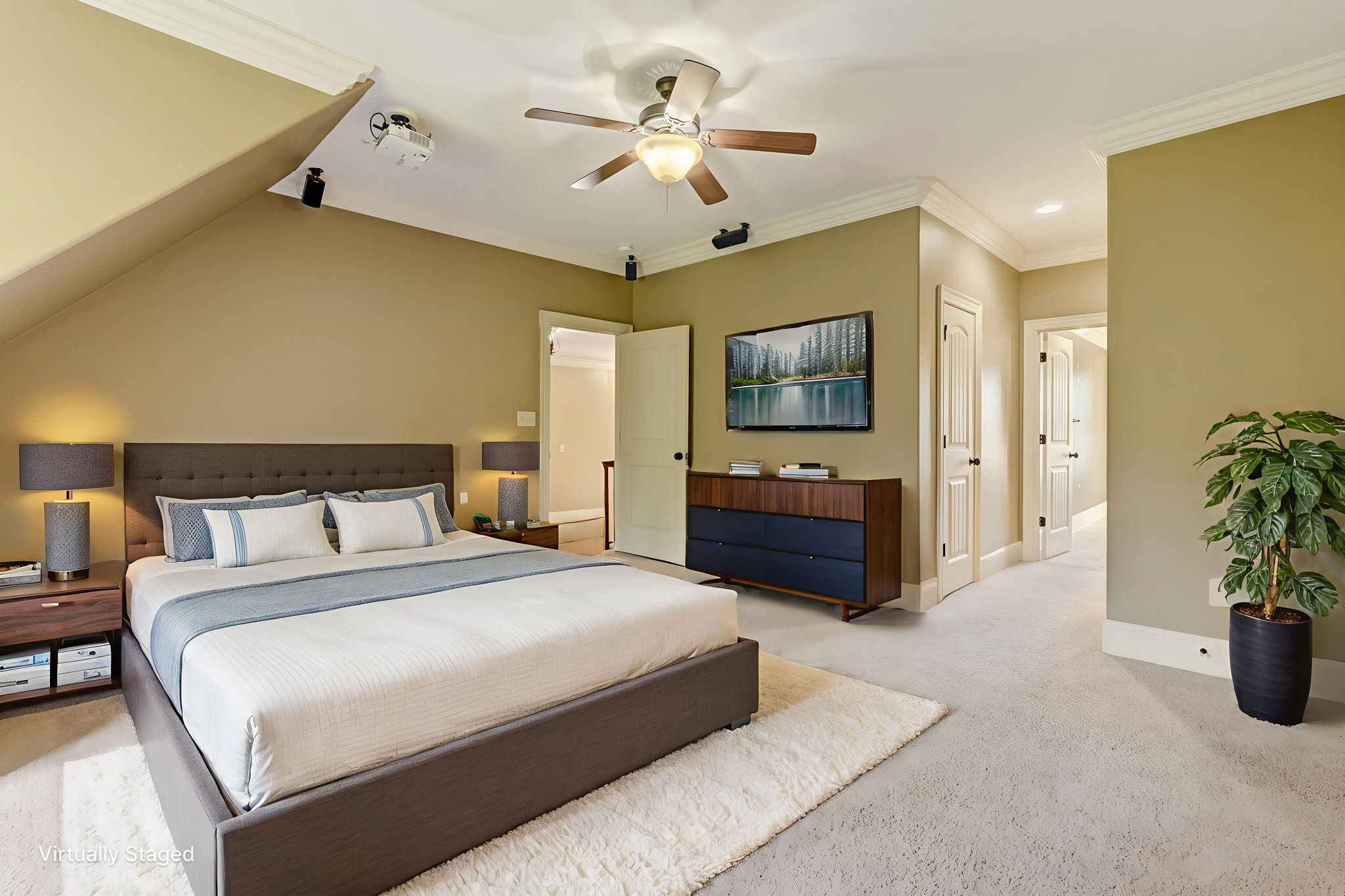 Bedroom 2 virtually staged