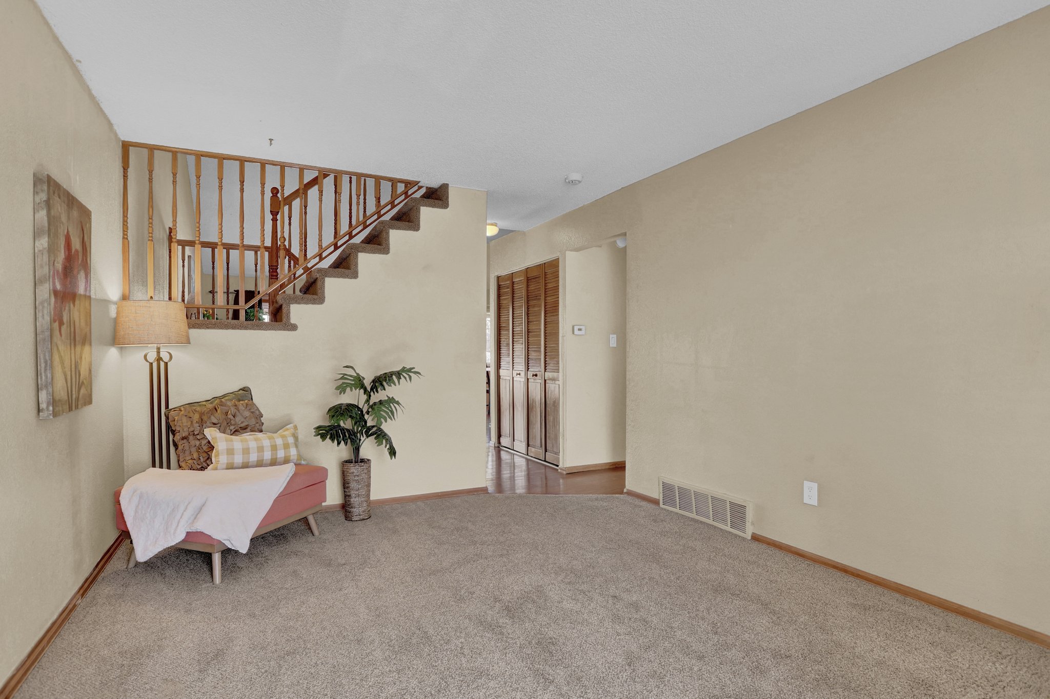 Great space for more formal entertaining or a sitting room.