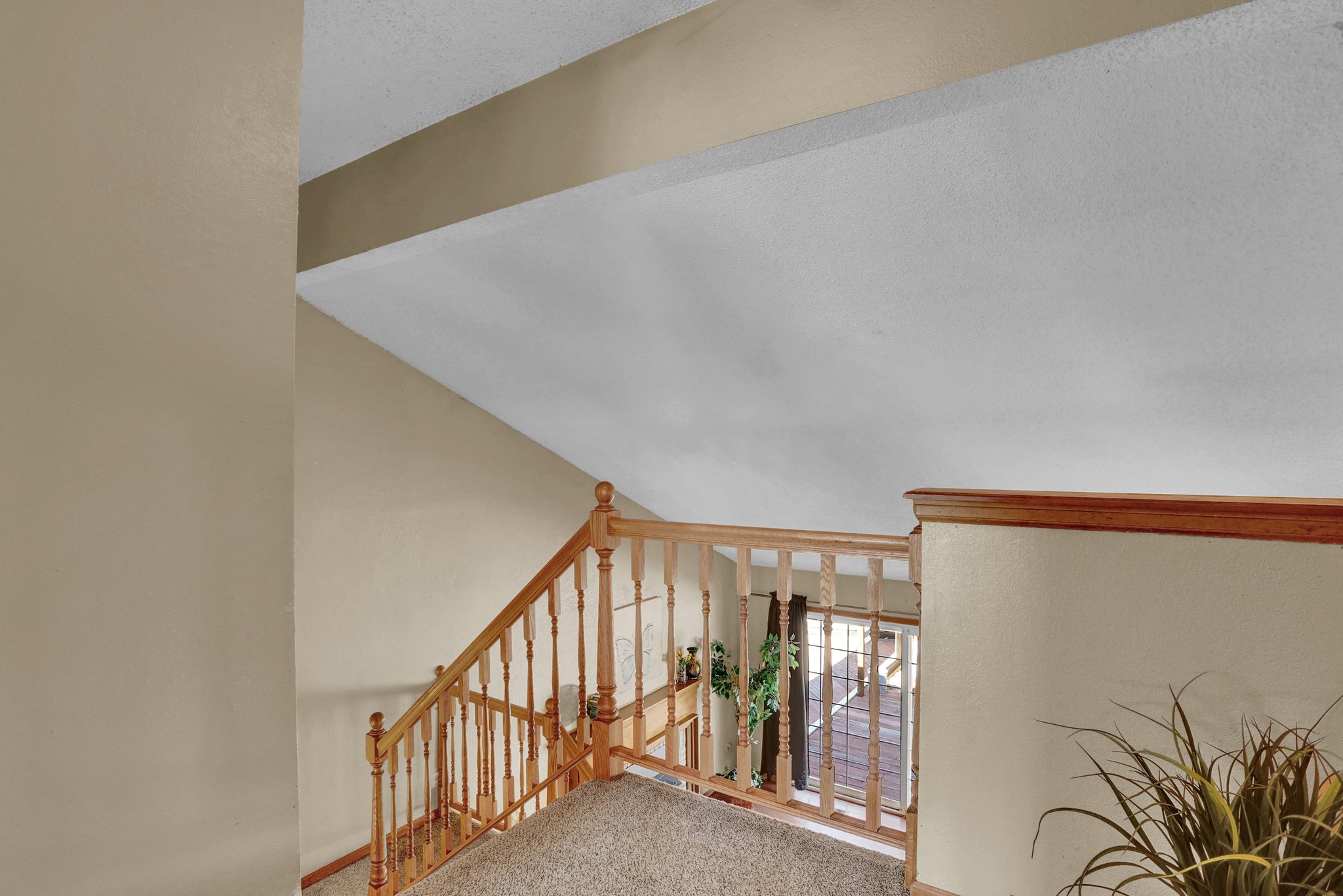 Entering the upper level.