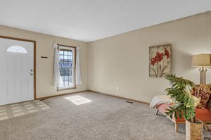 Formal living at the front of the house.