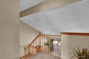 Entering the upper level.