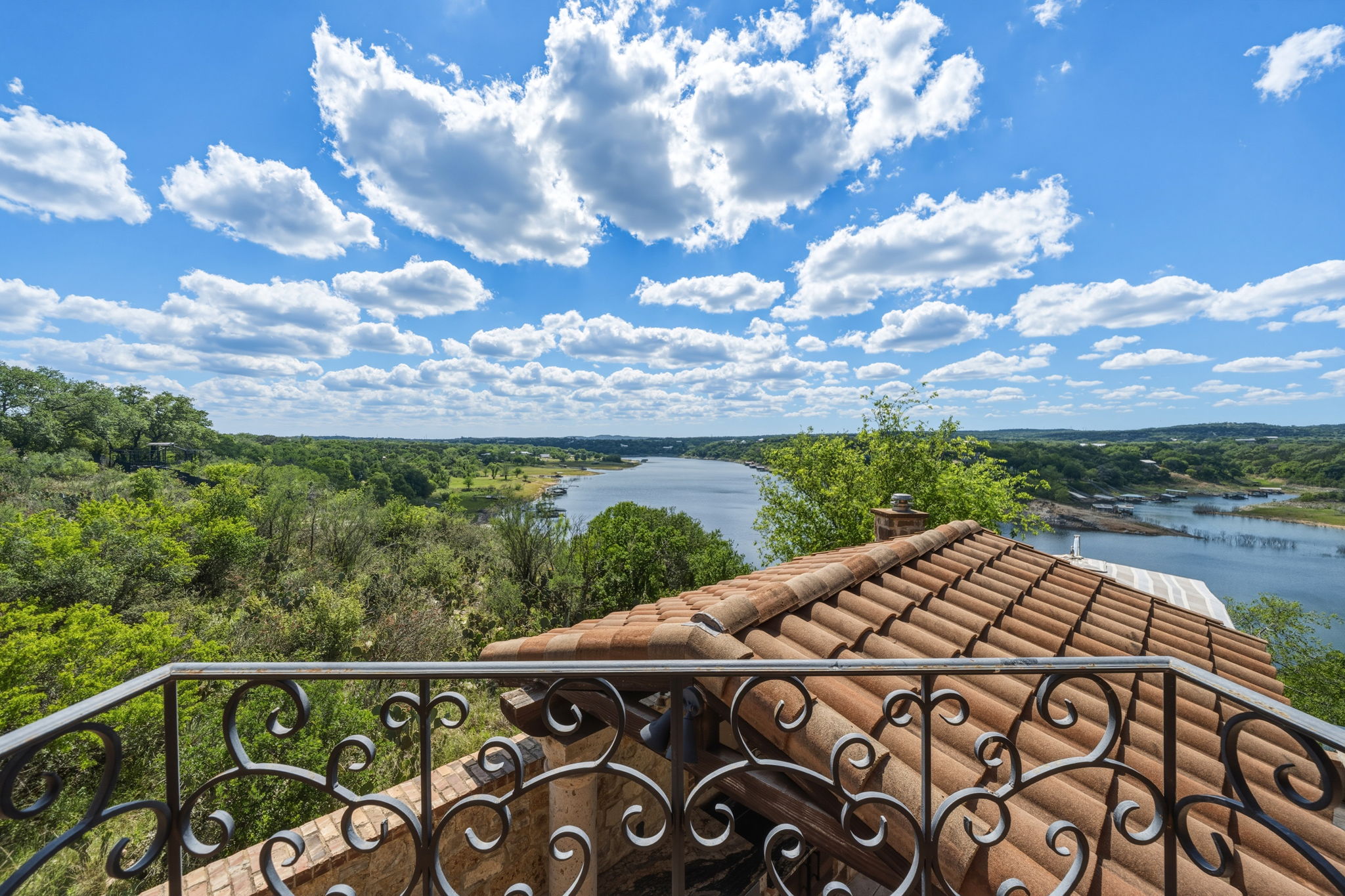 Primary Bedroom private balcony for fabulous views.