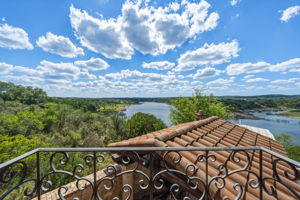 Primary Bedroom private balcony for fabulous views.