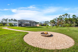 Fire Pit - Backyard - Rear Elevation