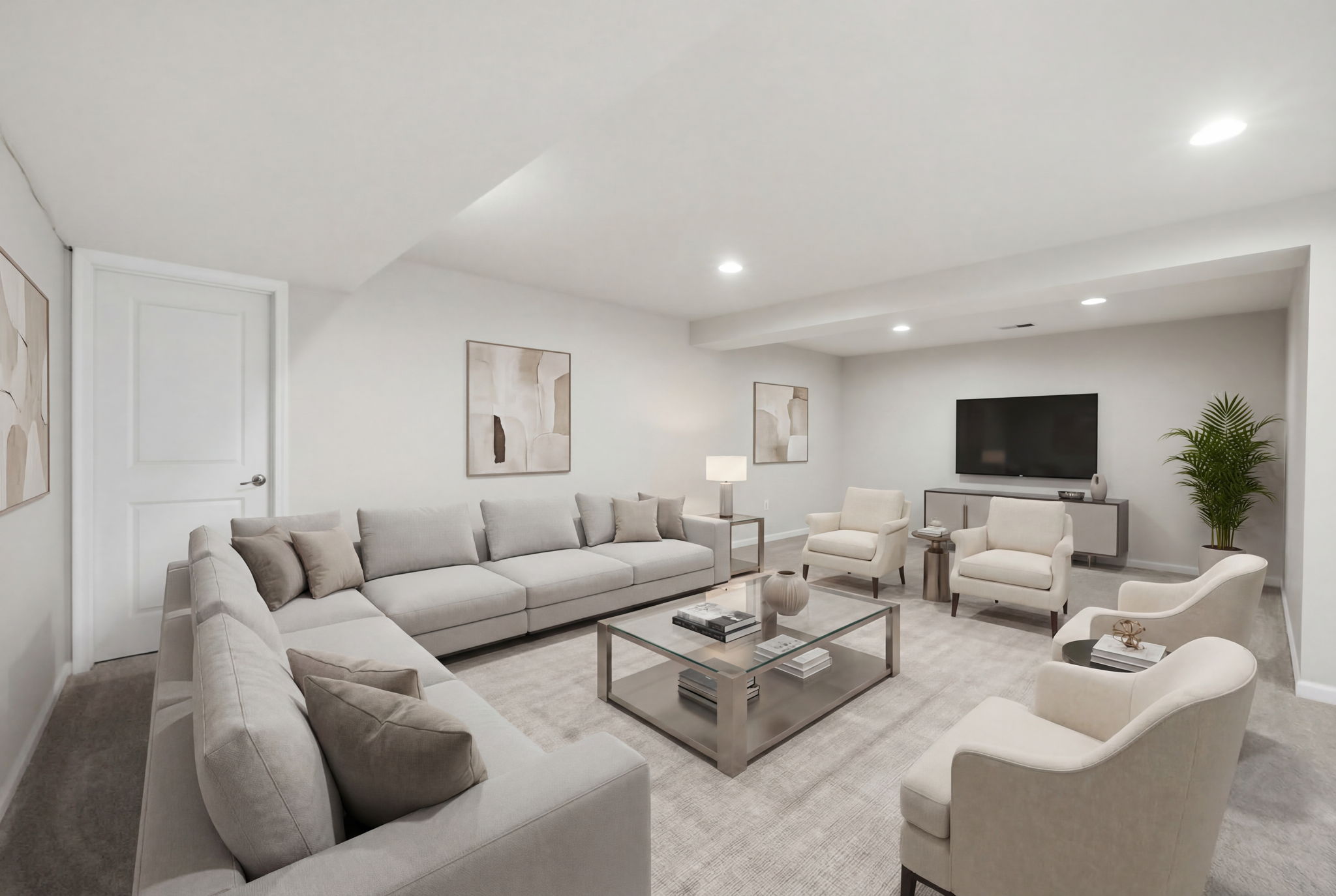 Lower Level Virtually staged