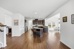 Kitchen, view from family room