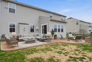 Patio virtually staged