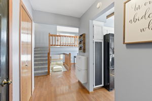 Gleaming floors and fresh carpet throughout.