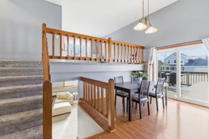 Eat in the dining room or in spring head out to the deck.