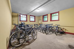 Bike storage room