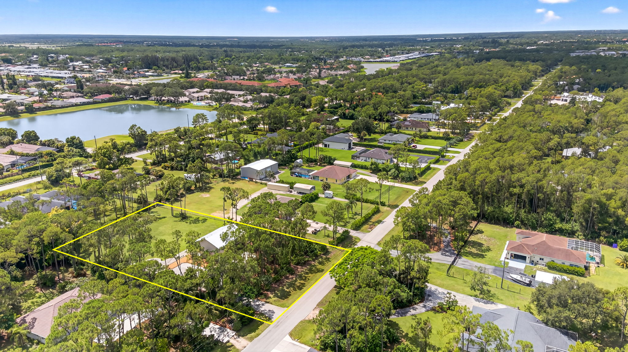 Aerial View 2 -Lot Lines