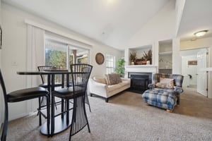 Living Area w/ Fireplace