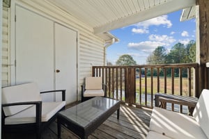 Plenty of Sun & Shade on Balcony + Storage area