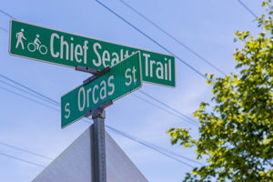 CHIEF SEALTH TRAIL IS STEPS AWAY!