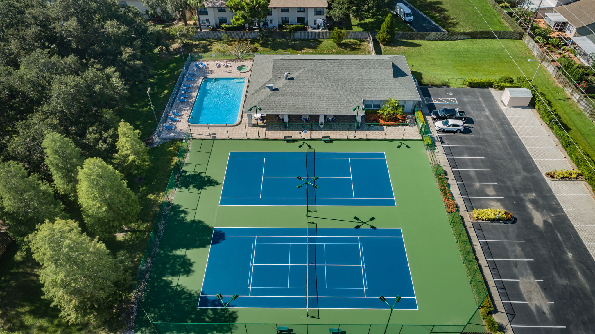 19-Tennis Court and Pool