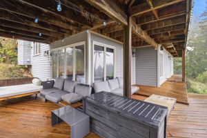 Lower Level Deck and Seating Area