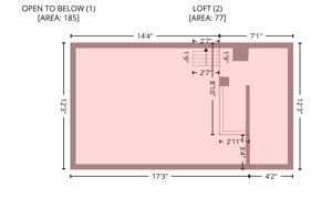 3rd Level Bedroom and Loft