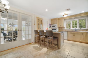 FRENCH DOORS TO FAMILY ROOM
