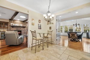 2 FAMILY ROOMS OFF KITCHEN