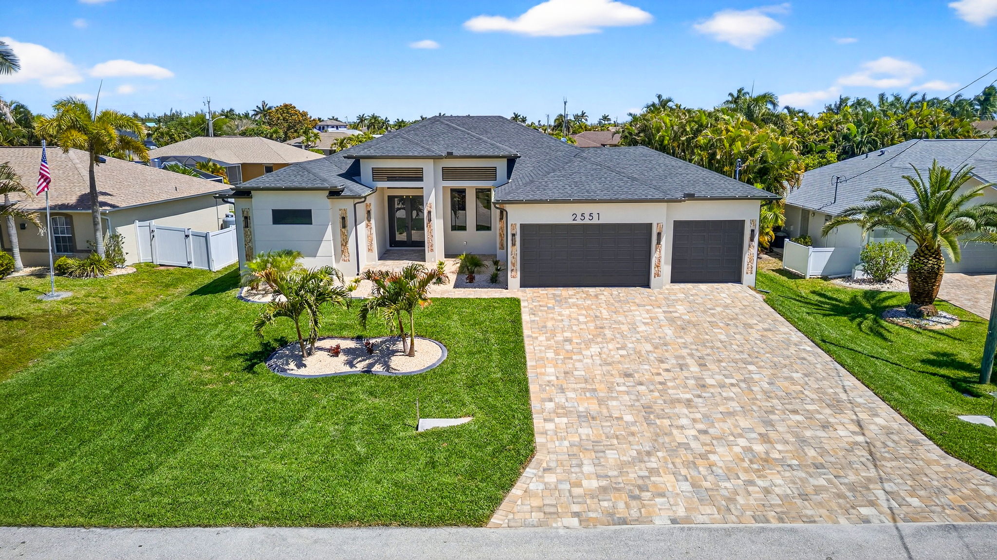 Aerial Front Exterior 1