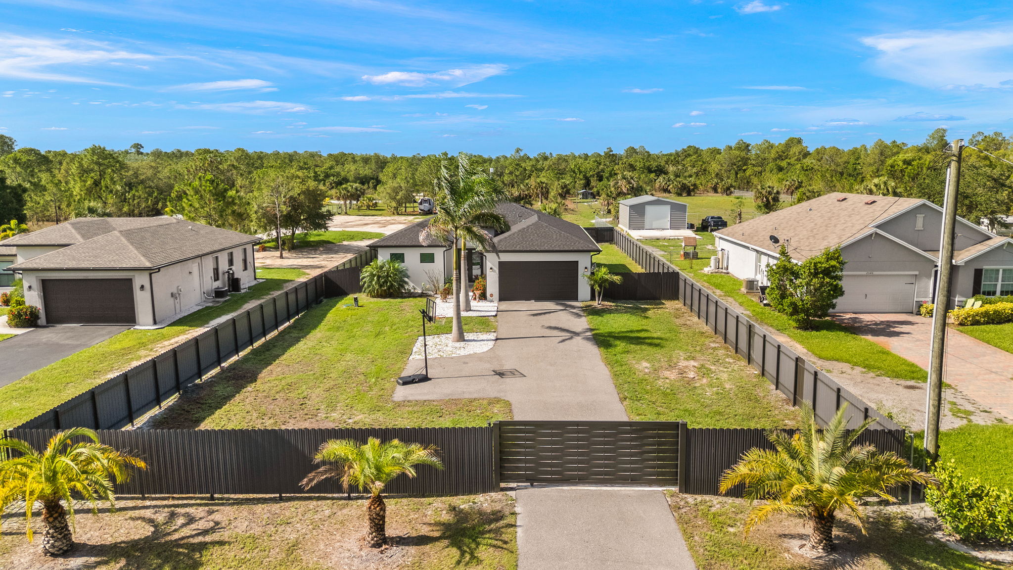 Aerial Front Exterior 1