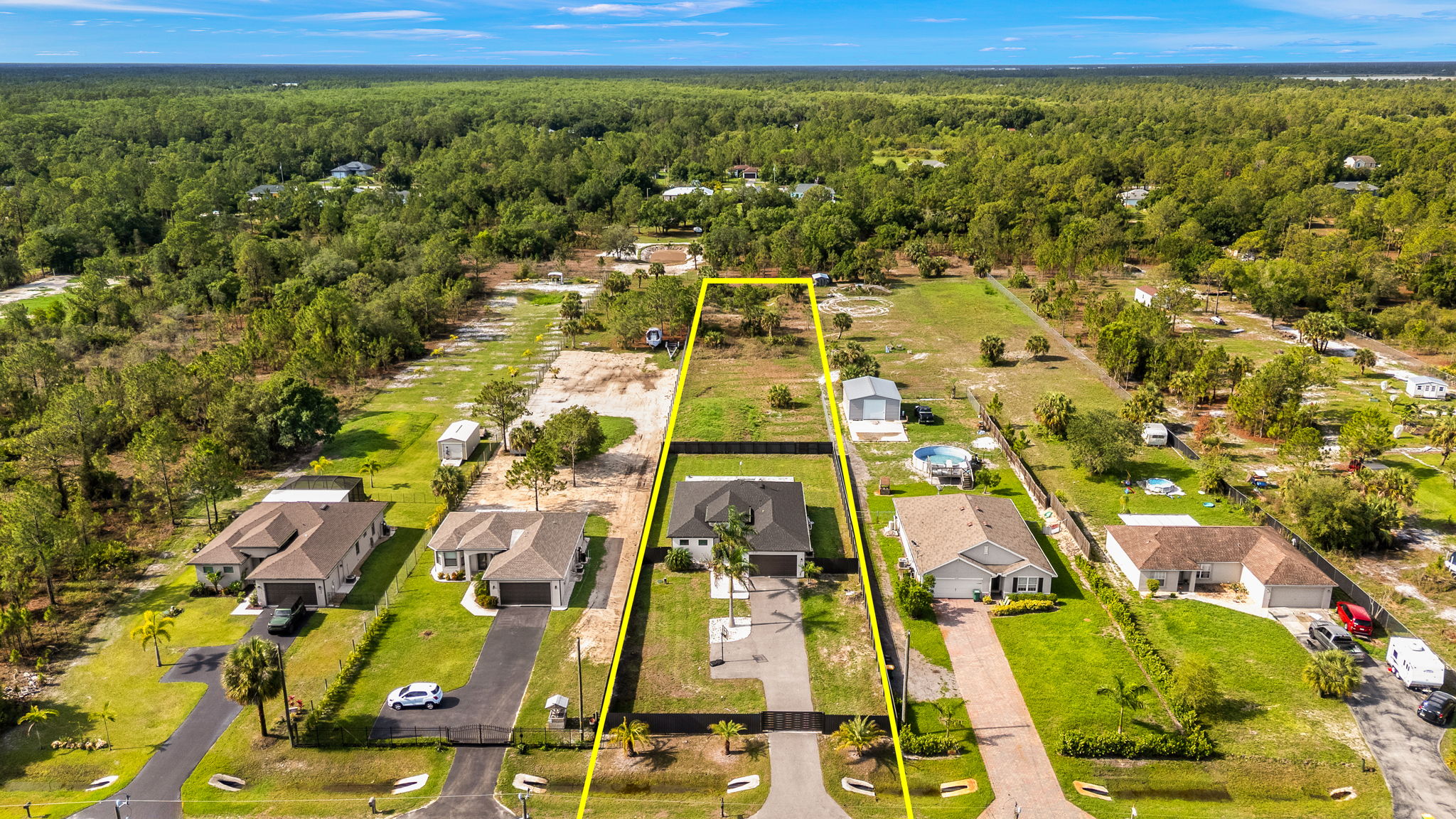 Aerial Front Exterior 3-lines