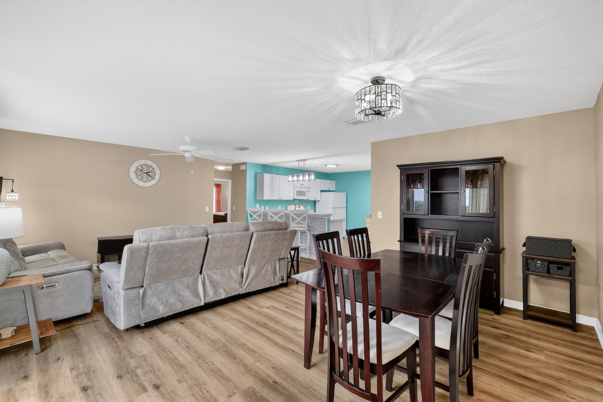 Dining and Living Rooms