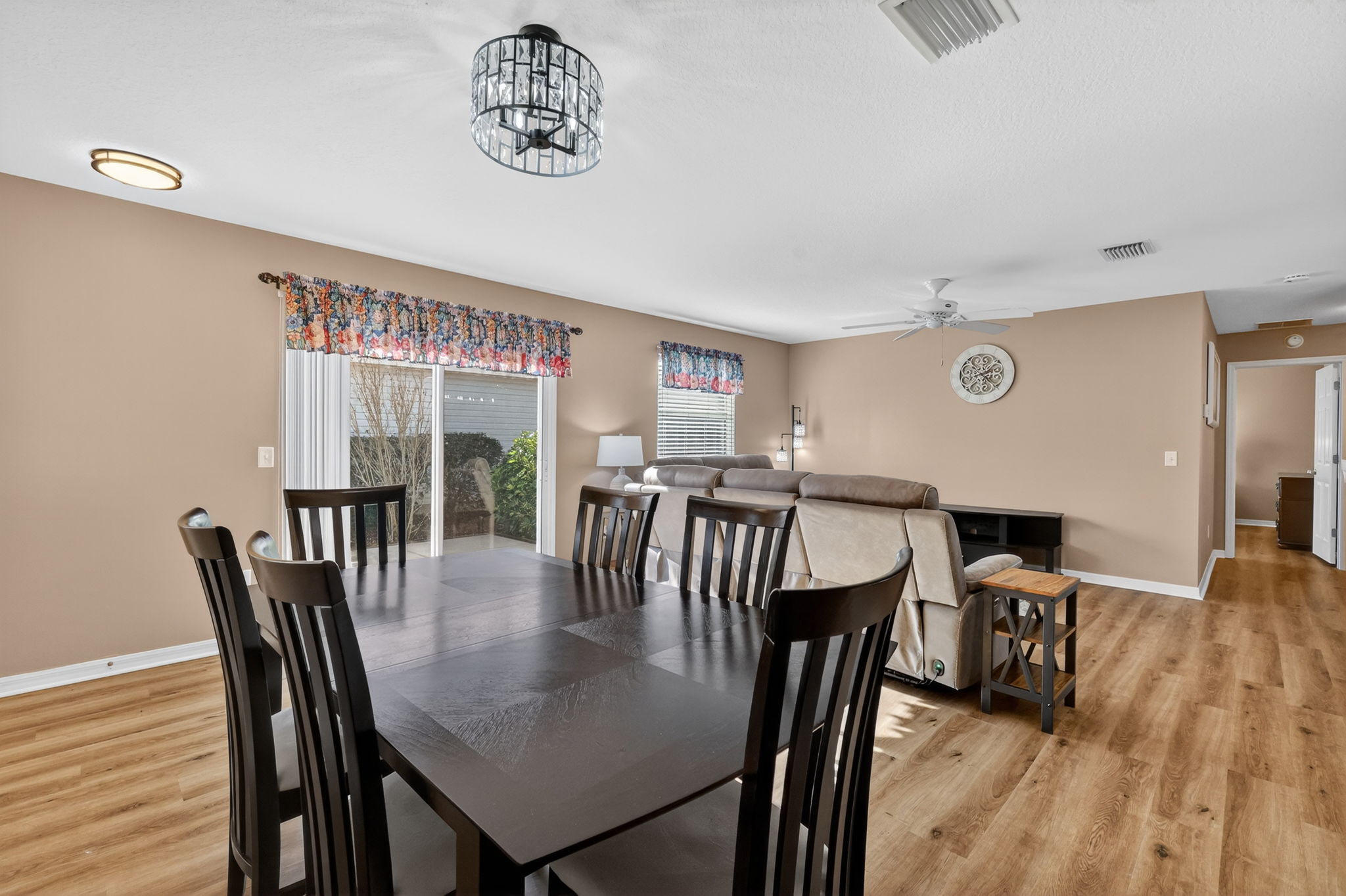 Dining and Living Rooms