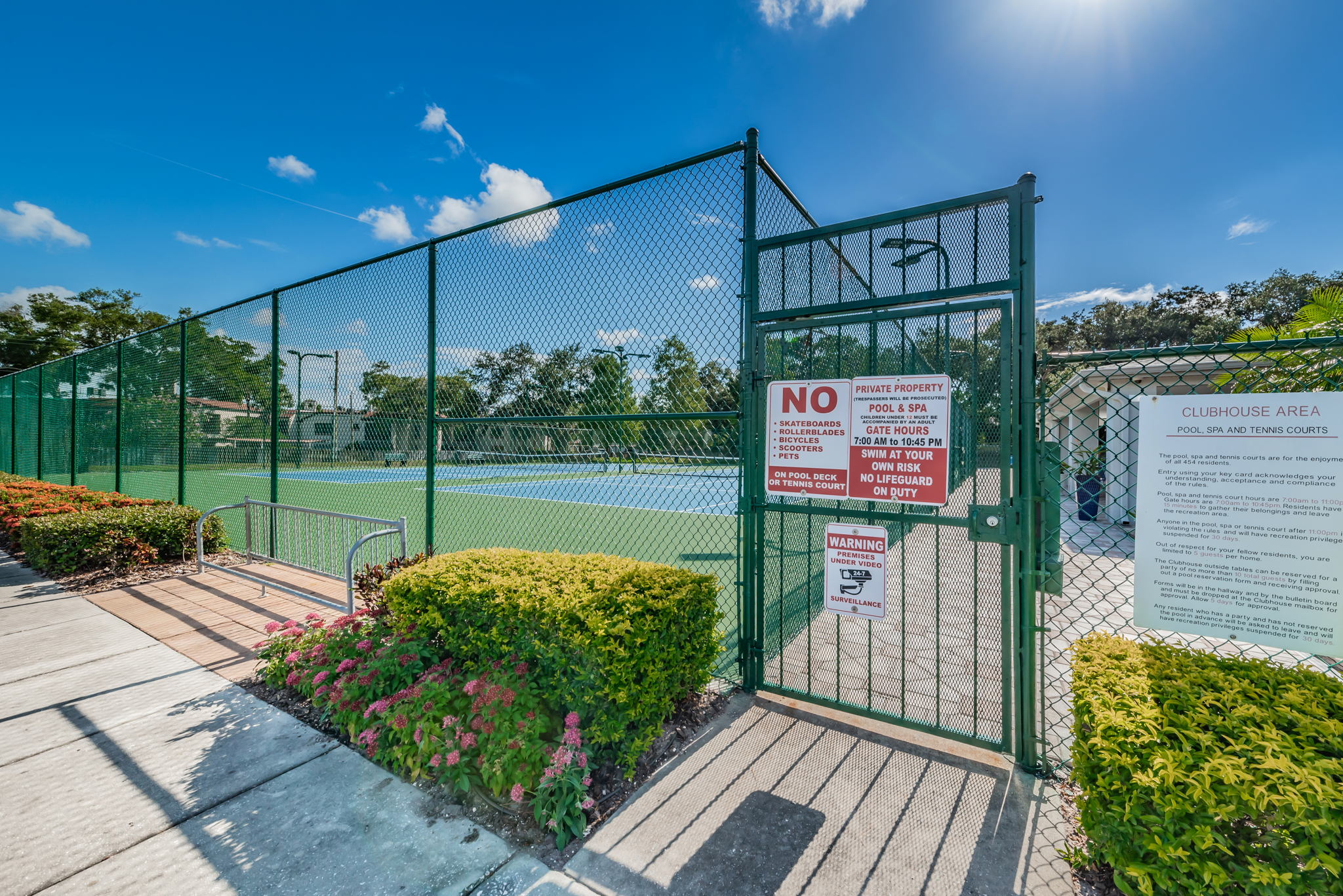 17-Clubhouse and Tennis Court Entry