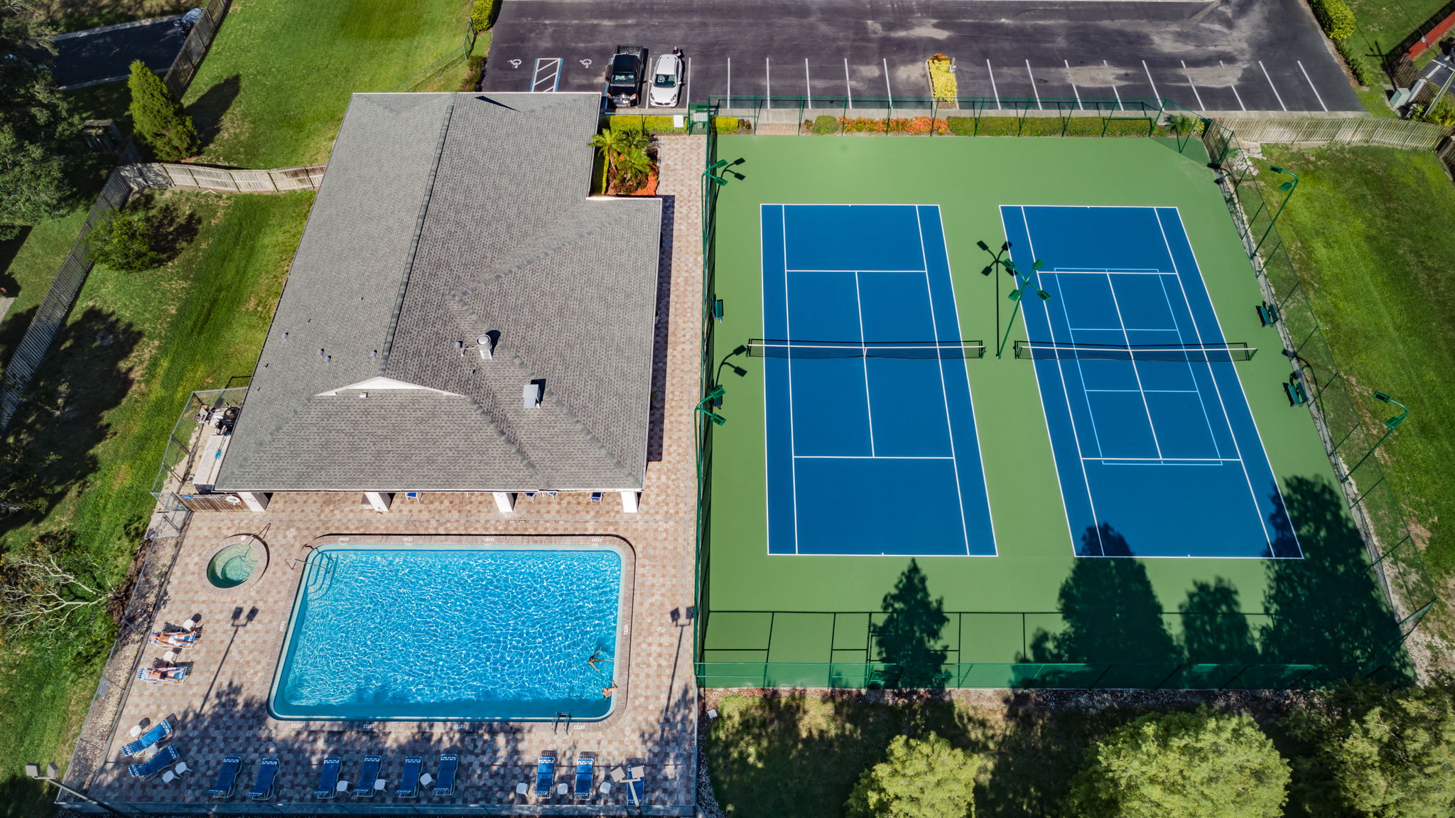 16-Tennis Court and Pool