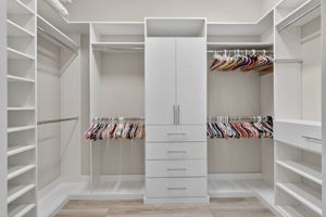 Primary Bedroom Custom Walk-In Closet