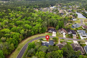 Aerial View With Pin