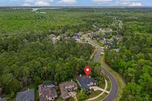 Aerial View With Pin