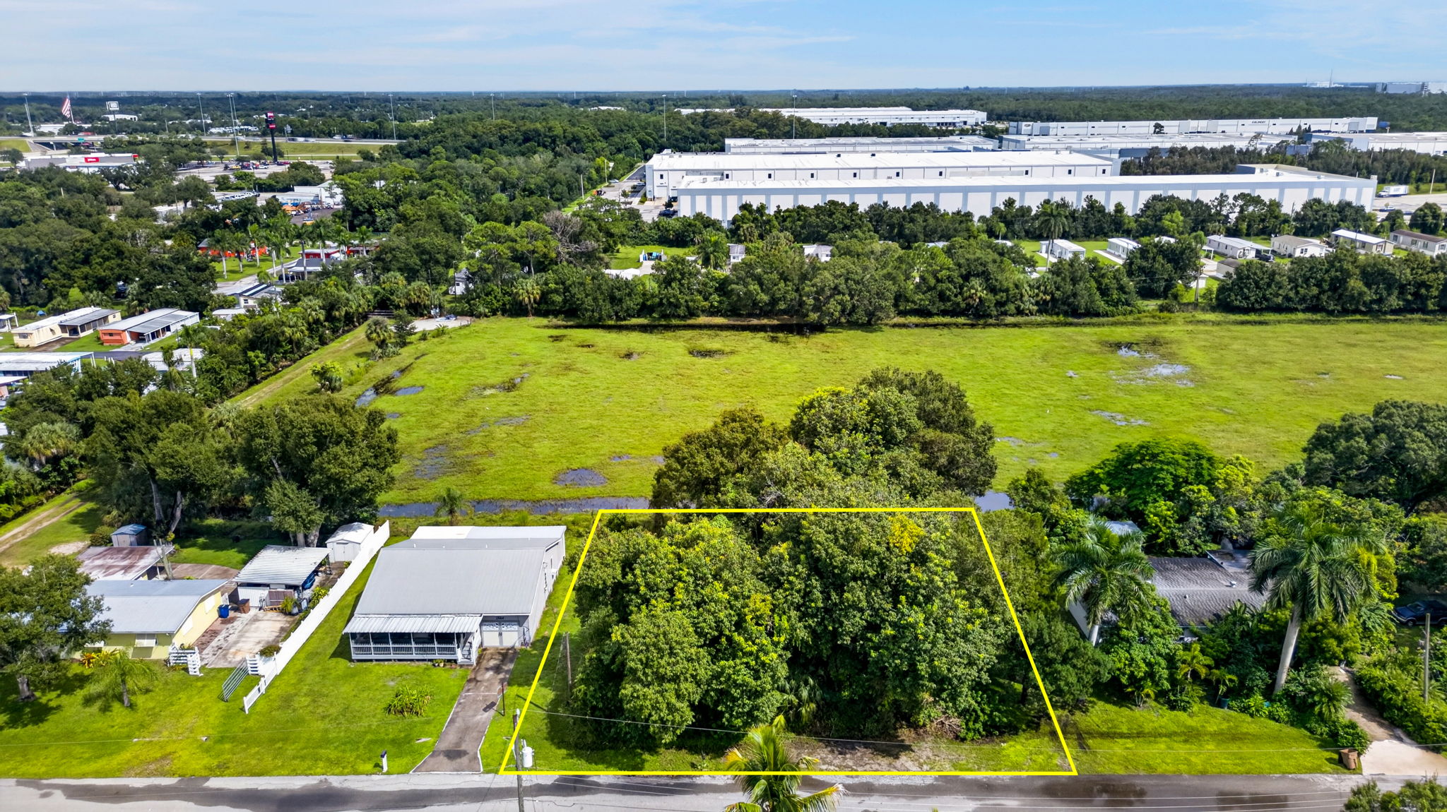 Aerial Front Exterior 1 - lot line