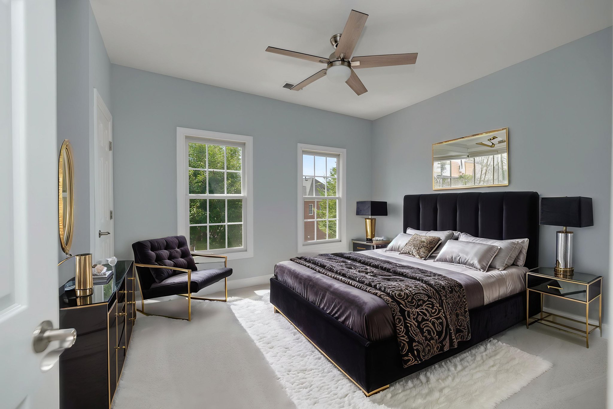 Spacious bedrooms- virtually staged!