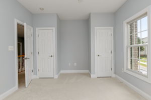 Spacious bedrooms