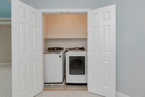 Upper level laundry!