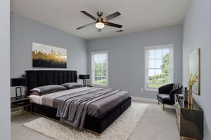 Spacious bedrooms- virtually staged!