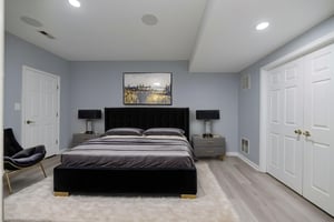 Basement bedroom (NTC) - virtually staged!