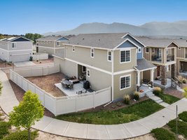 Aerial - Fenced Side Yard