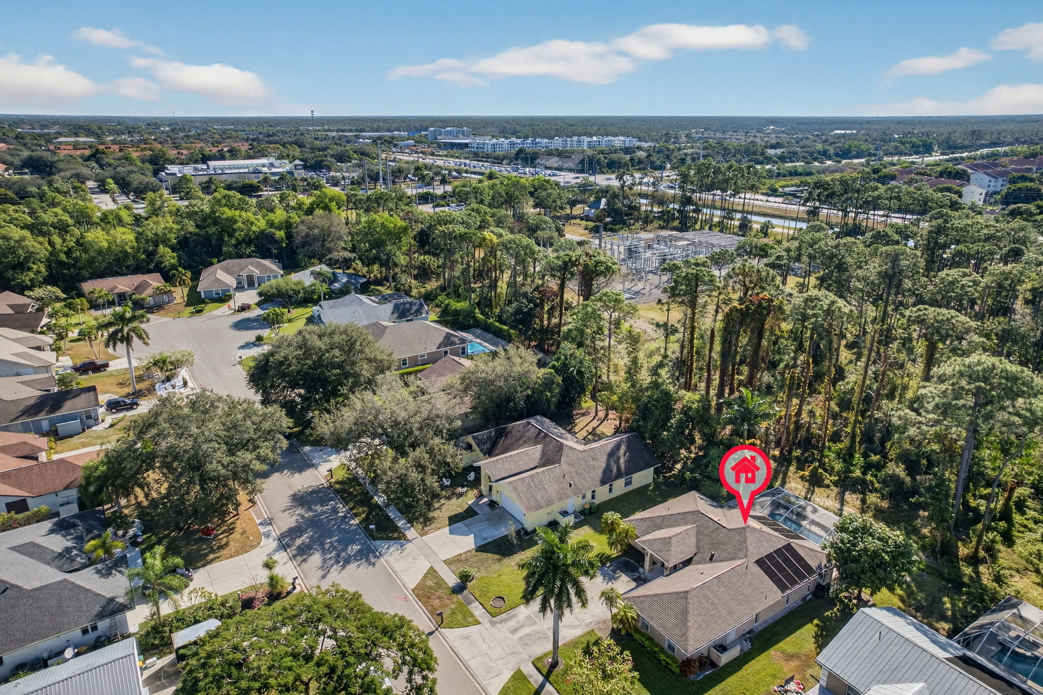 Aerial Front Exterior 3 - marker