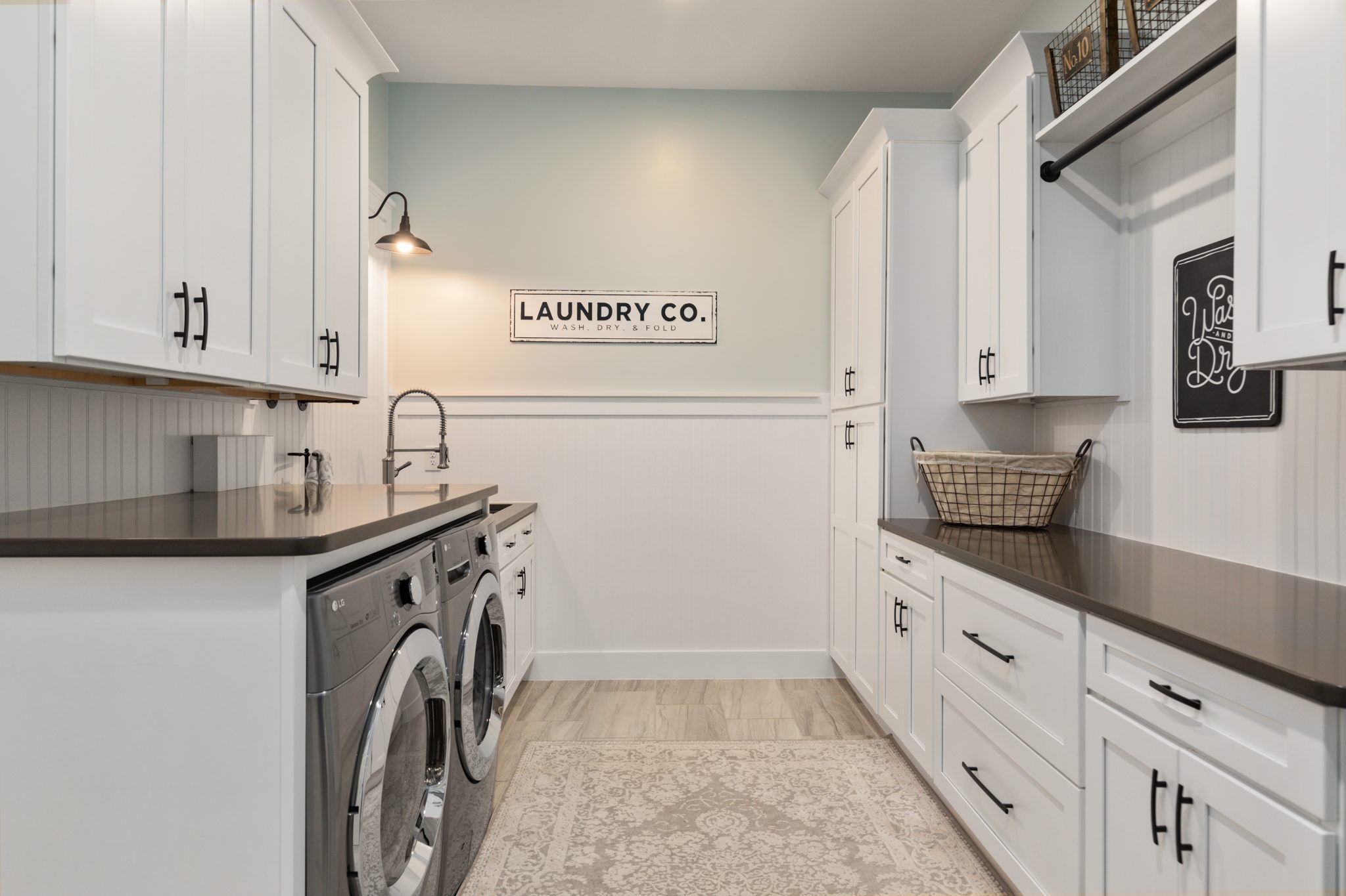 Impeccable laundry room
