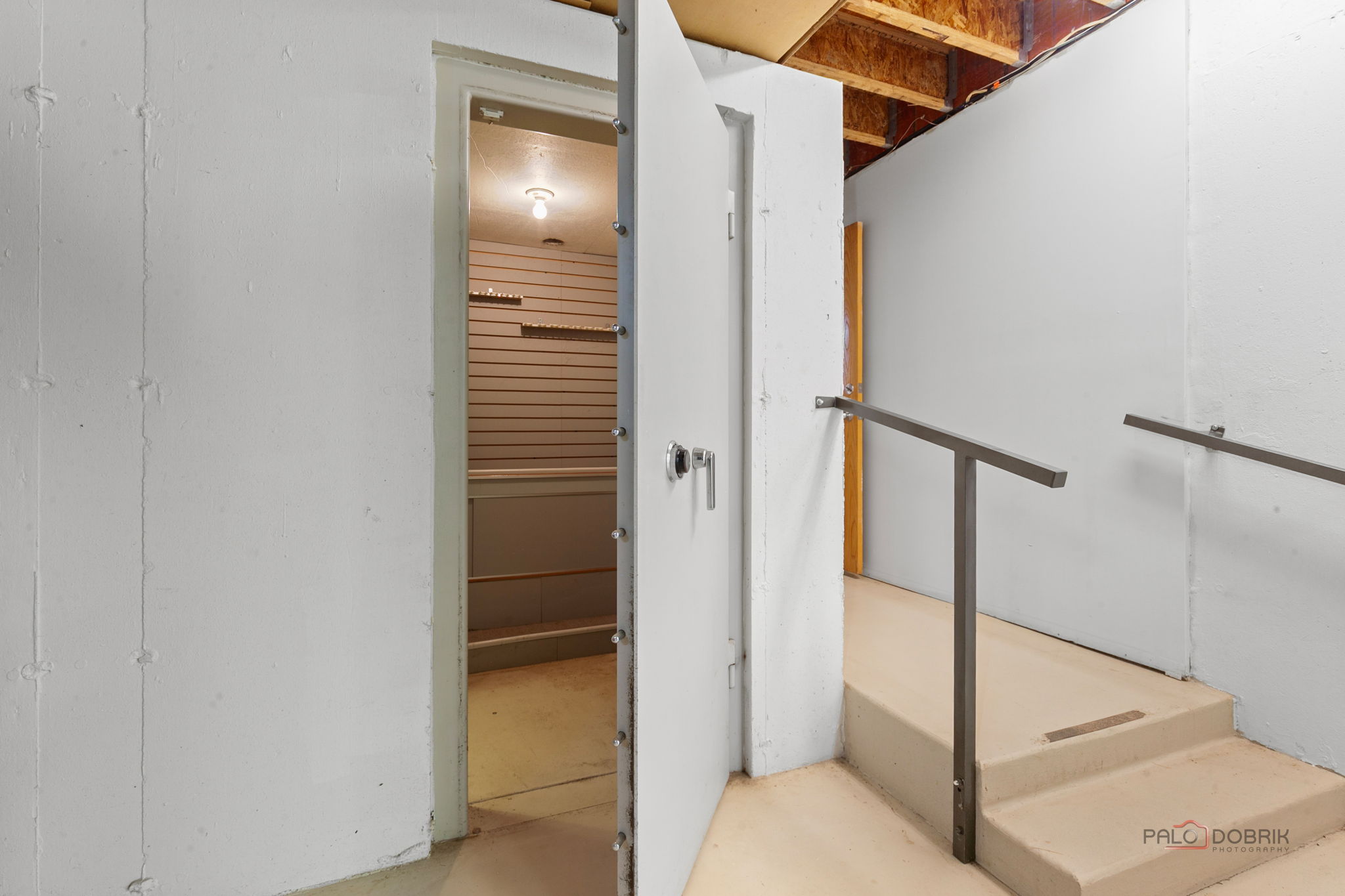 Lower Level - Safe and Wine Cellar