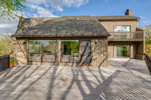Front Deck overlooking pond
