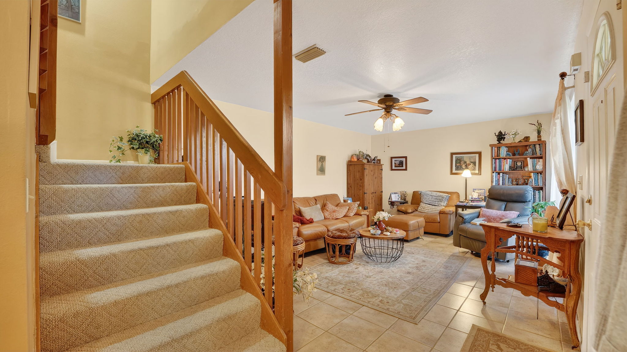 Staircase to Living Area