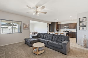 Open concept living space