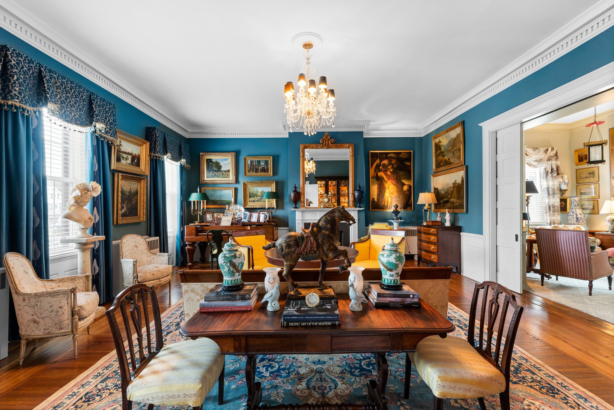 This massive Drawing Room is an excellent place for entertaining on a grand scale